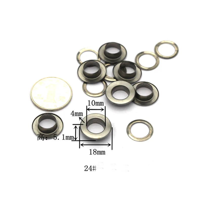 1000 шт. Внутренняя 8 мм/10 мм/12 мм плоских проушины с Люверсами