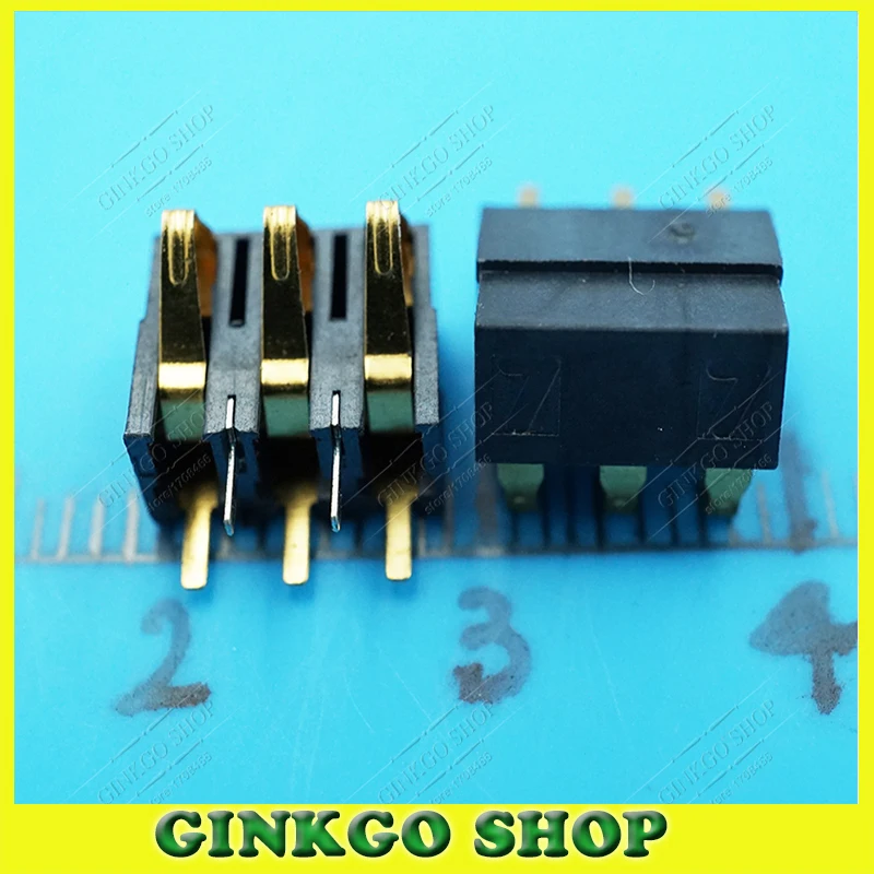 25pcs 77 3P Phone Battery Holder 3Pin Mobile Phone Battery