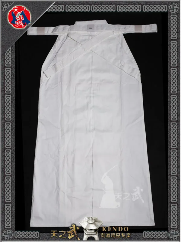 High Quality Kendo Aikido Iaido White Hakama Martial Arts Uniform Sportswear Dobok Free Shipping | Спорт и развлечения