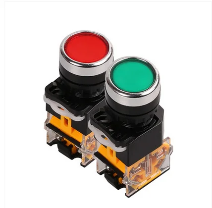 

LA38-11S self-locking button switch SSI hole diameter 22mm red and green/machine tool/electric control cabinet fittings