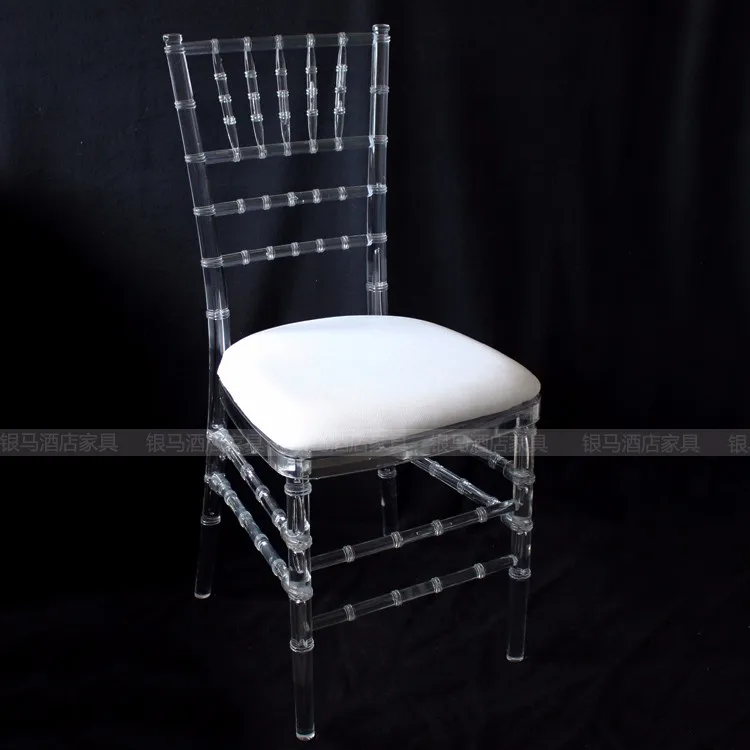 Свадебные акриловый стул 4 шт./лот прозрачный чистый Стулья для вечеринки свадебные реквизит