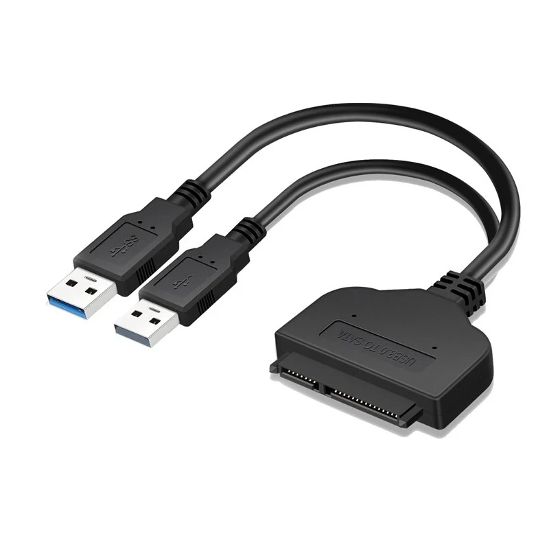 

USB 3.0 to 2.5' SATA III Adapter Cable High Speed Data Transfer SATA to USB 3.0 Converter for SSD HDD Solid Drive with USB Power