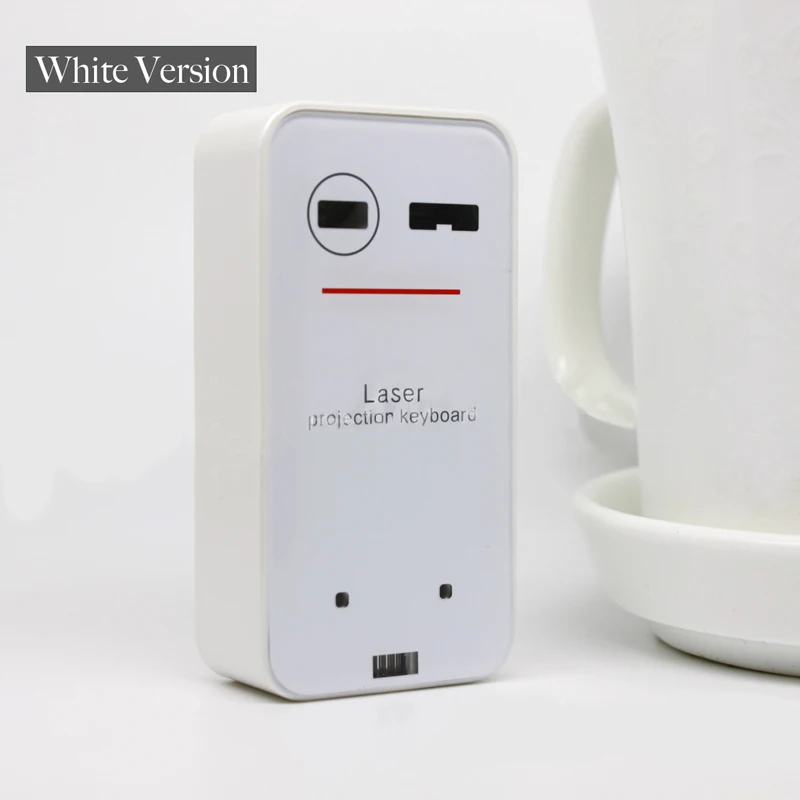 Everycom проектор аксессуар портативный Bluetooth лазерная клавиатура Беспроводная Виртуальная проекция для Iphone Android смартфон Ipad T - Цвет: White