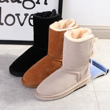 Begocool женские зимние ботинки; теплые зимние ботинки в австралийском стиле; дизайнерская обувь из натуральной коровьей замши; женские ботинки