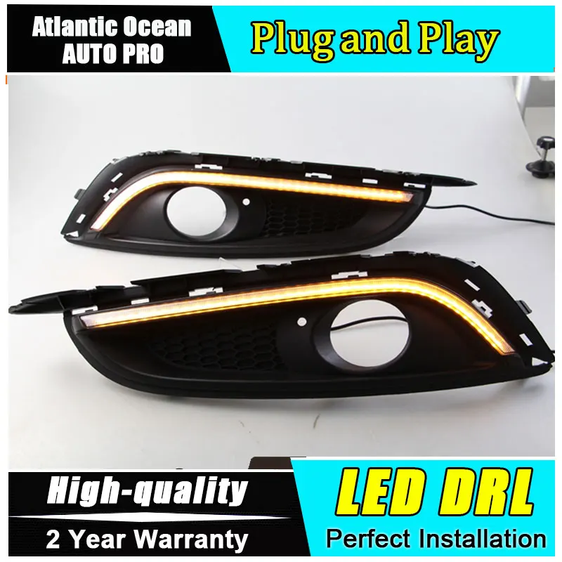 

A&T car styling For Buick regal 2014-2015 LED DRL For regal  led daytime running light  High brightness guide LED DRL B style