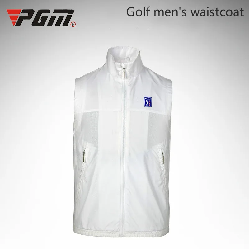 

2018 PGM Golf T shirt men's Four seasons Windproof Warm Vest golf Breathable Quick-drying Sport Vest for men Size S-XXL