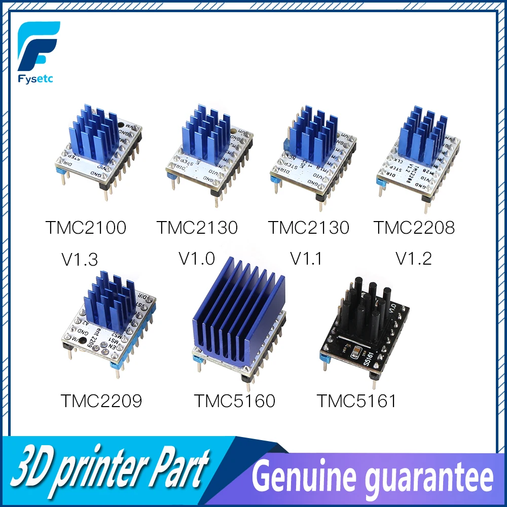 Шаговый двигатель TMC2100 V1.3 TMC2130 TMC2208 V1.2 TMC2209 V3.0 TMC5160 TMC5161|for 3d printer|stepstick tmc2100parts printer |