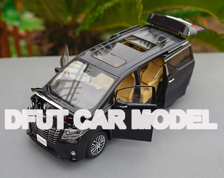 1:18 Масштаб сплава игрушка Alphard модель автомобиля Детские игрушечные машинки оригинальные авторизованные подлинные детские игрушки