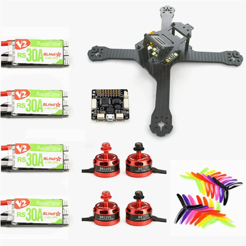 Высокое качество Realacc X210 4 мм рама w/ F3 6 DOF Racerstar BR2205 2300KV двигатель RS30A V2 Blheli_S 5X4X3