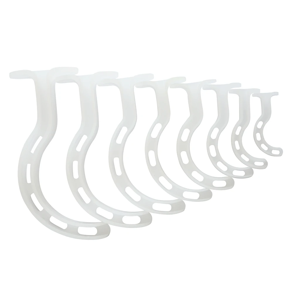 8 peças Descartáveis Branco Color Coded Airway Tubo de Gás Tubo de Guia Para Os Pacientes