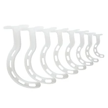 8 peças Descartáveis Branco Color Coded Airway Tubo de Gás Tubo de Guia Para Os Pacientes
