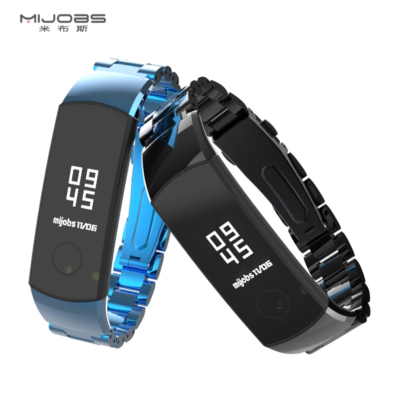 Металлический наручный ремешок для Huawei Honor Band 4 браслет из нержавеющей стали