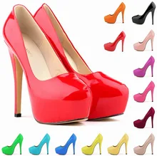 Sexy wysoka podeszwa buty na imprezę 2021 nowych kobiet zwięzłe stałe lakierki skórzane szpilki buty moda płytkie buty ślubne kobieta