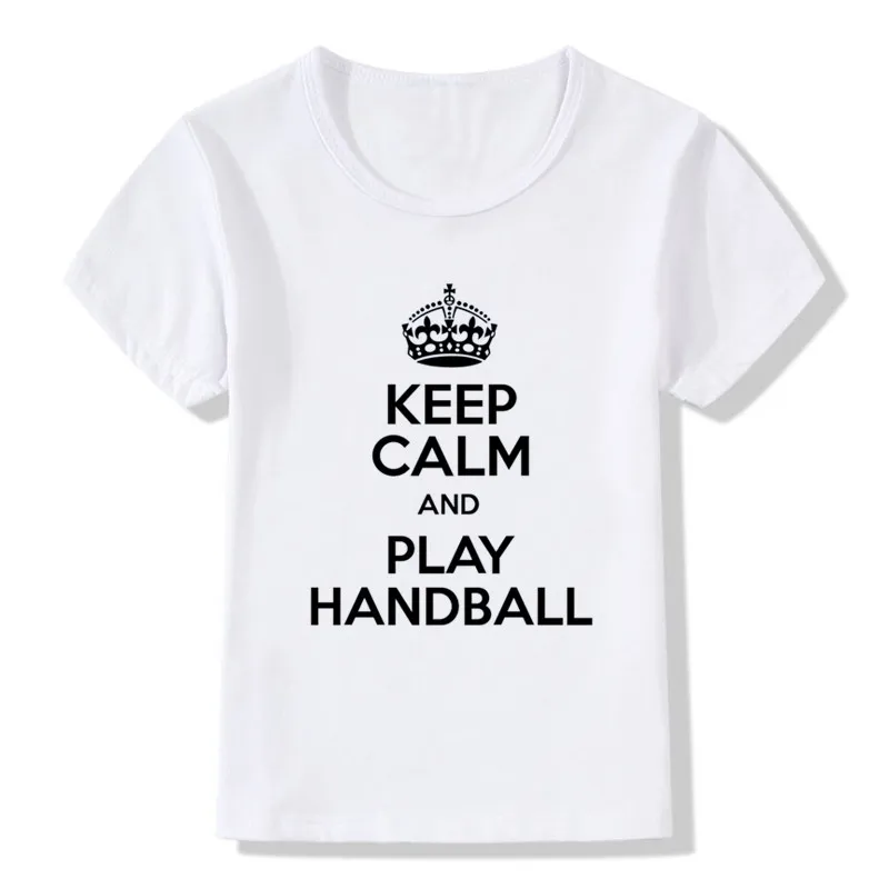 

Children Handebo Letter Print T-Shirts Kids Summer Tops Tees Girls Boys Short Sleeve T shirt Handball/Skateboard Baby Clothes