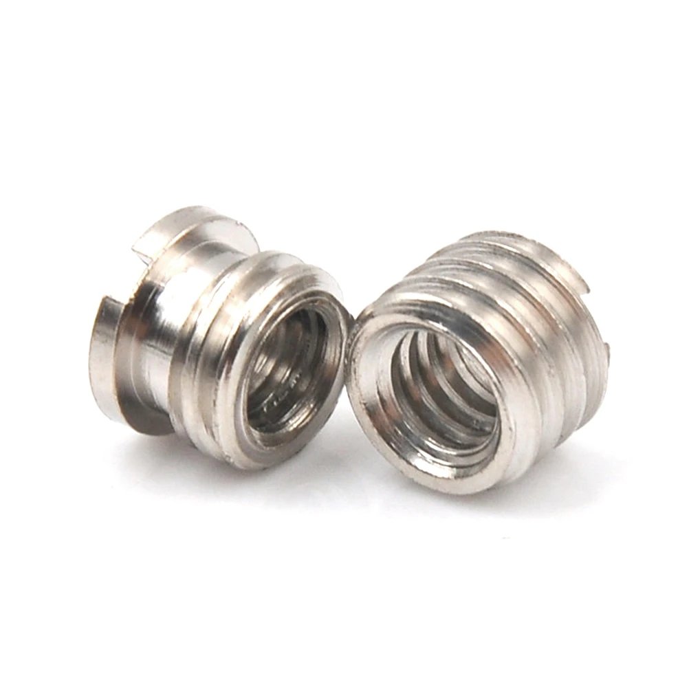 5 шт. винтовой адаптер с резьбой 1/4 дюйма на 3/8 дюйма|3/8 adapter|female femalefemale to male |