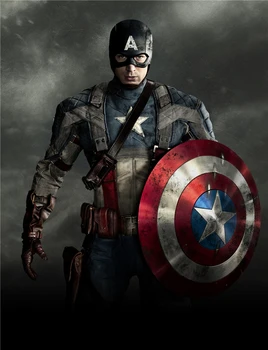 

Hot movie Captain America Customized Classic Stylish Nice Gift Retro Canvas Poster Wall Sticker(50x76cm) Free Ship PN_033