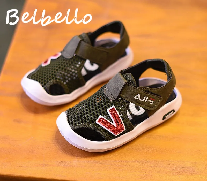 Belbello Boys Girls Sandals Children font b Shoes b font Kid font b Flats b font