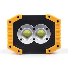 Светодиодный рабочий светильник светодиодный портативный Точечный светильник для охоты кемпинга светодиодный светильник-вспышка уличный светильник перезаряжаемый аккумулятор 18650