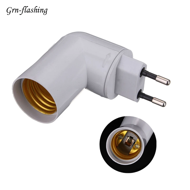 

E27 EU plug Lampholder Fireproof with power on-off controller switch Portable Bulb Holder Insulation Socket Lighting Accessories
