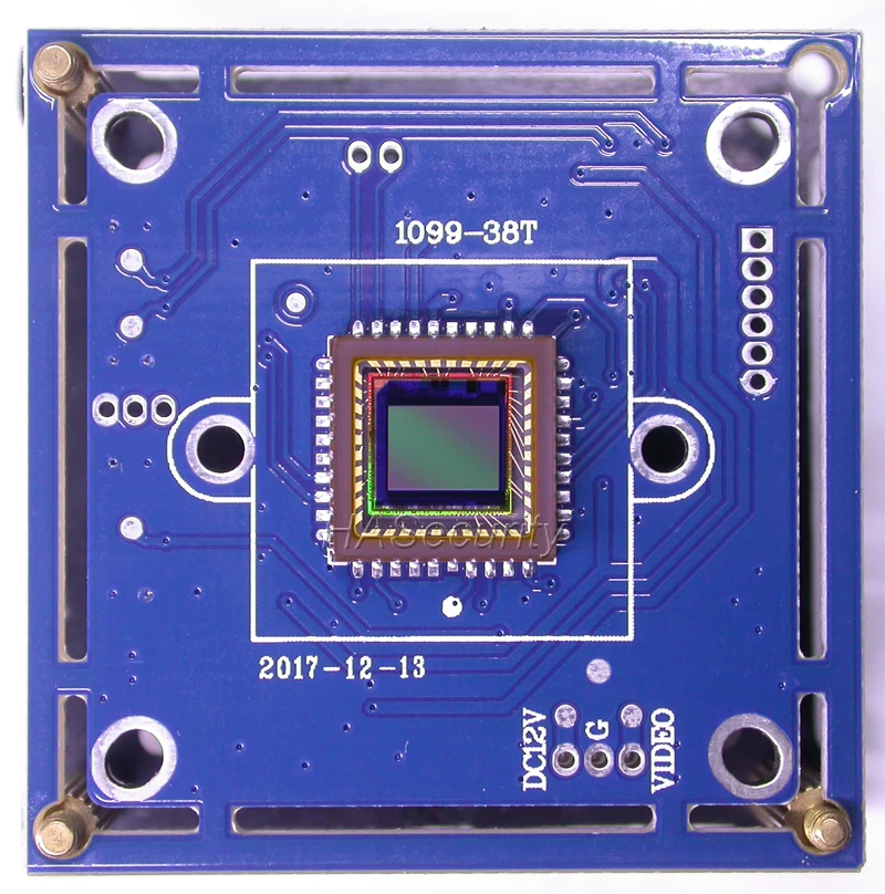 1/3" Pixelplus PC1099 CMOS image sensor security camera PCB board