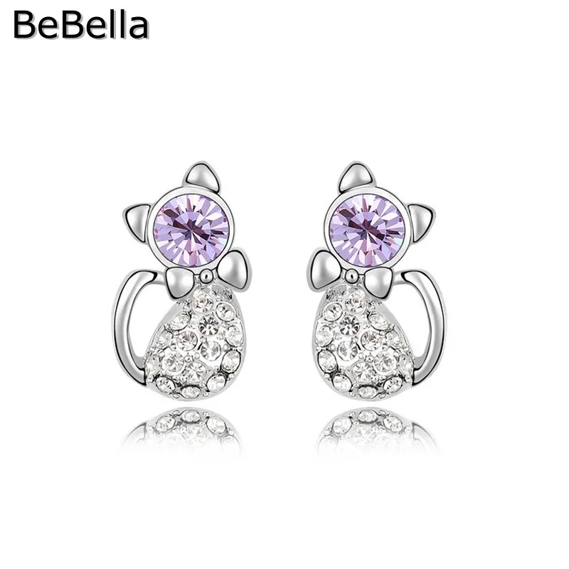 Женские серьги гвоздики с чешскими кристаллами|earrings for|for earringsnecklace earring |