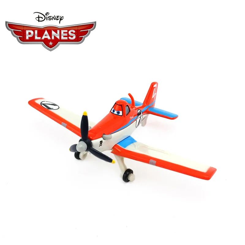 

Original Disney Pixar Planes 2 No.7 Dusty Strut Jetstream 1:55 Metal Alloy Diecast Model Plane Toy For Boys Christmas Gift