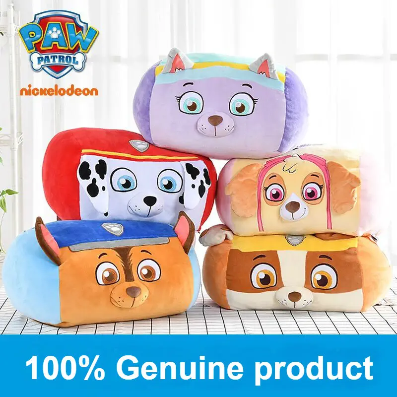 

Genuine Paw Patrol 40cm plush Doll pillow multi-function toy Cushion everest skye chase marshall children toy gift High Quality