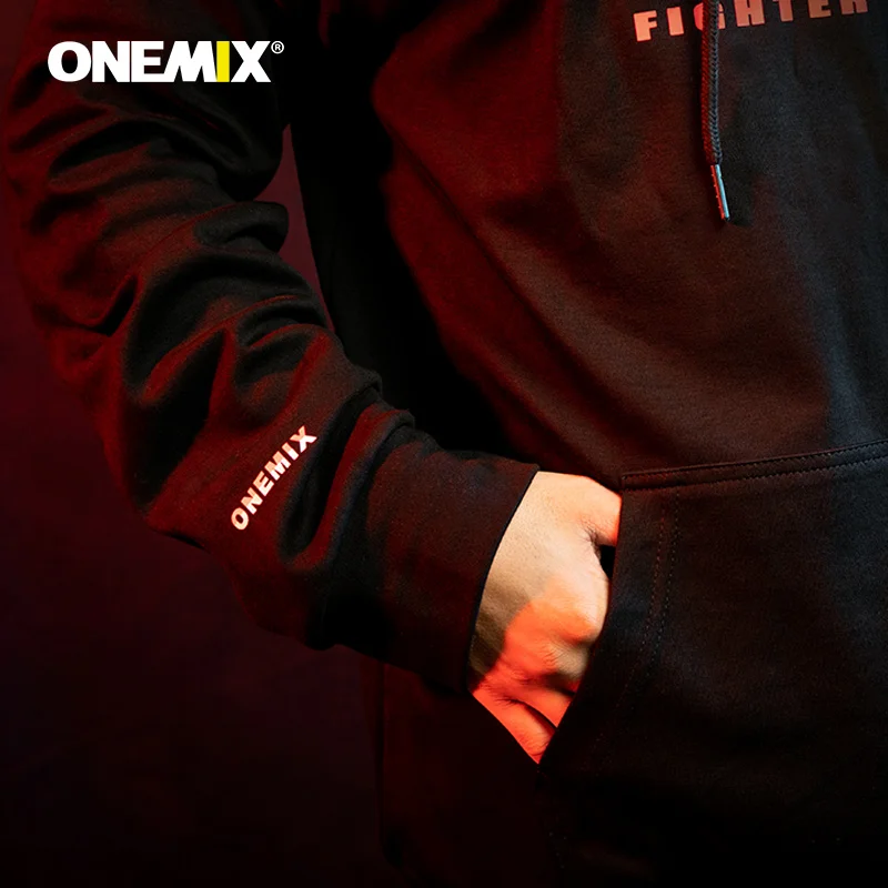 ONEMIX мужские тренировочные свитера базовый Мягкий Топ Стандартная посадка