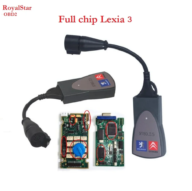 

Full chip Lexia 3 PP2000 V48 for Citroen for Peugeot 206 Car Diagnostic Tool With Diagbox V7.83 Full Version free ship