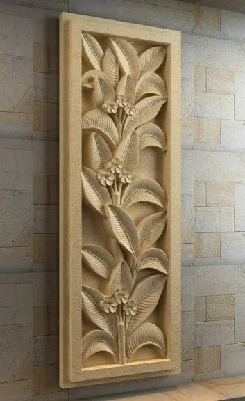 

wall decoraion CNC Router relief model STL format 3D model artcam type3 cnc engraving M202