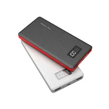 Original Pineng Powerbank 10000mAh Li-Polymer Battery Portable Charger LCD Display Dual USB Power Bank for Smartphone PN963