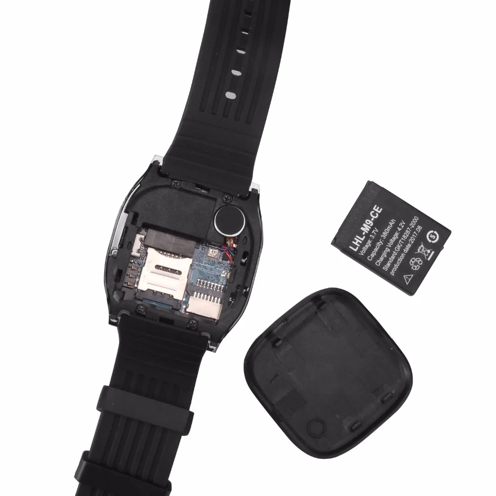 Cawono T8 Bluetooth Smart Watch Support SIM TF Card With Camera Sports Wristwatch Music Player for Apple Android VS M26 DZ09 A1