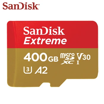 

100% Original SanDisk Memory Card Max Reading Speed 160MB/S 400GB A2 U3 Micro SD Card V30 UHS-I Extreme TF Card Microsd