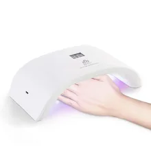 36 W ЖК-дисплей Дисплей Сушилка для ногтей ABS пластик портативный сушилки для ногтей светодиодный ногтей маникюр лампы с Универсальный USB порта и двойной источник света