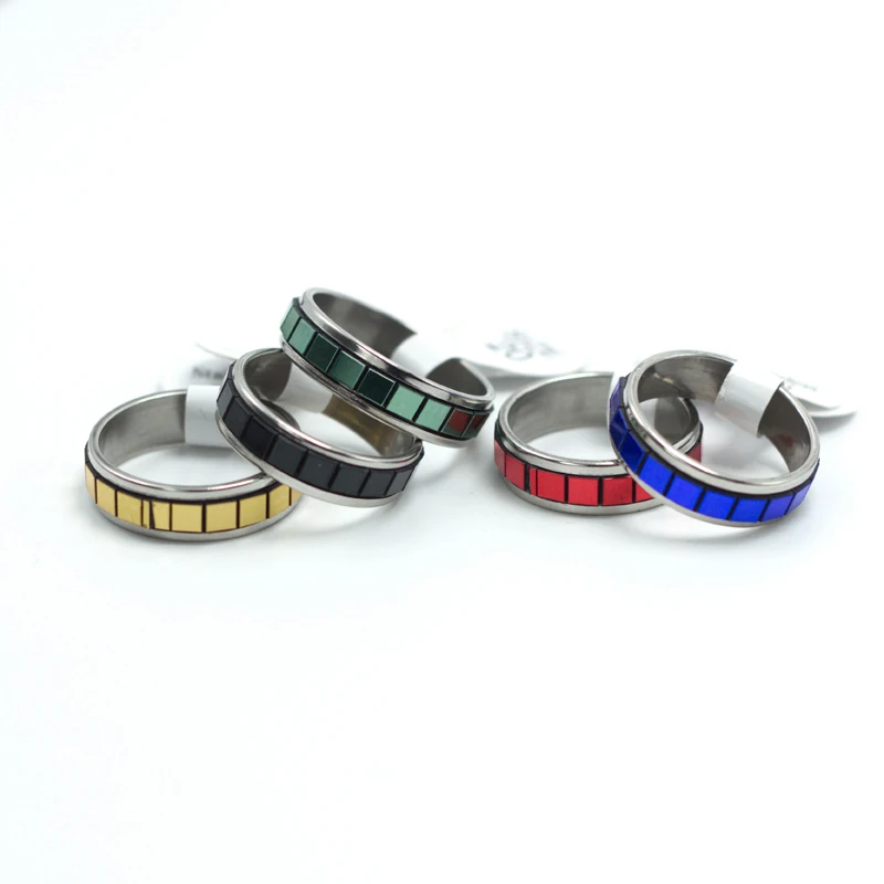 

Free shipping Stainless steel ring Men ring girls ring fashion steel lovers ring