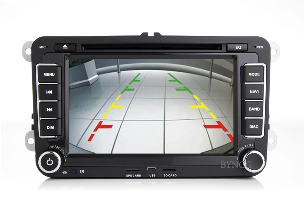Best BYNCG android 8.1 car dvd for Volkswagen passat b5 b6 golf 4 5 tiguan polo skoda octavia rapid car radio multimedia player 0