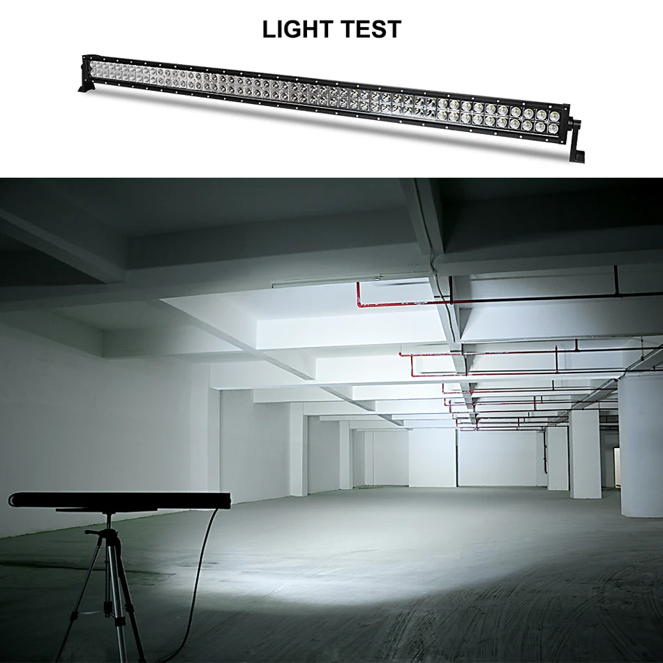 52 inch cree led chips led light bar for jeep wrangler JK 2007-2015 kit (6)