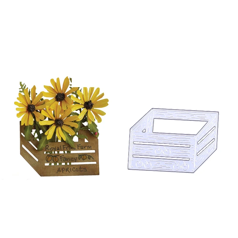 

Vintage Flower Pot Metal Cutting Dies for DIY Scrapbooking Photo Album Paper Cards Decorative Crafts Embossing Die Cuts Template