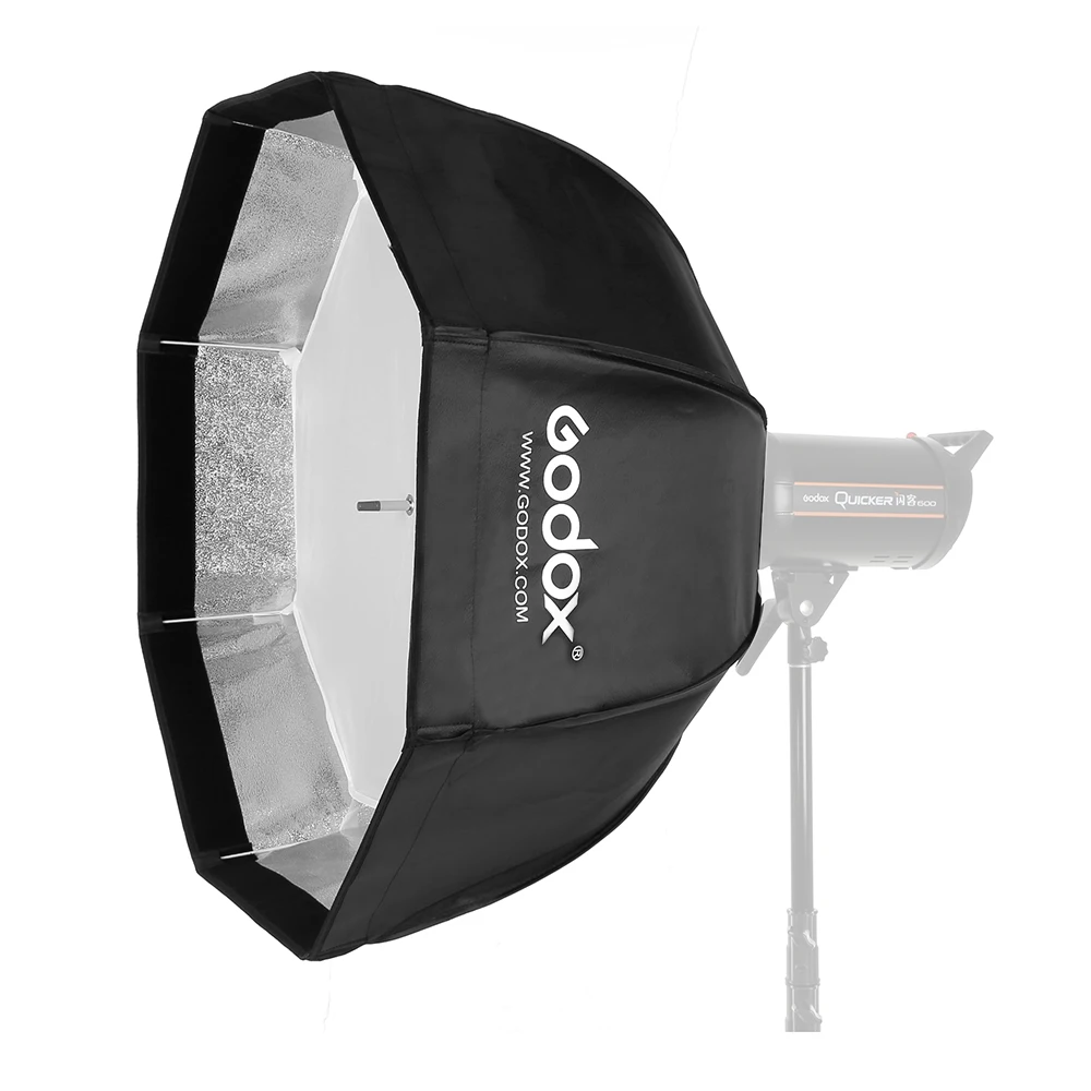 Godox SB-UE Профессиональный 120 см/47in портативный восьмиугольный зонтик софтбокс с креплением Bowens для Speedlite