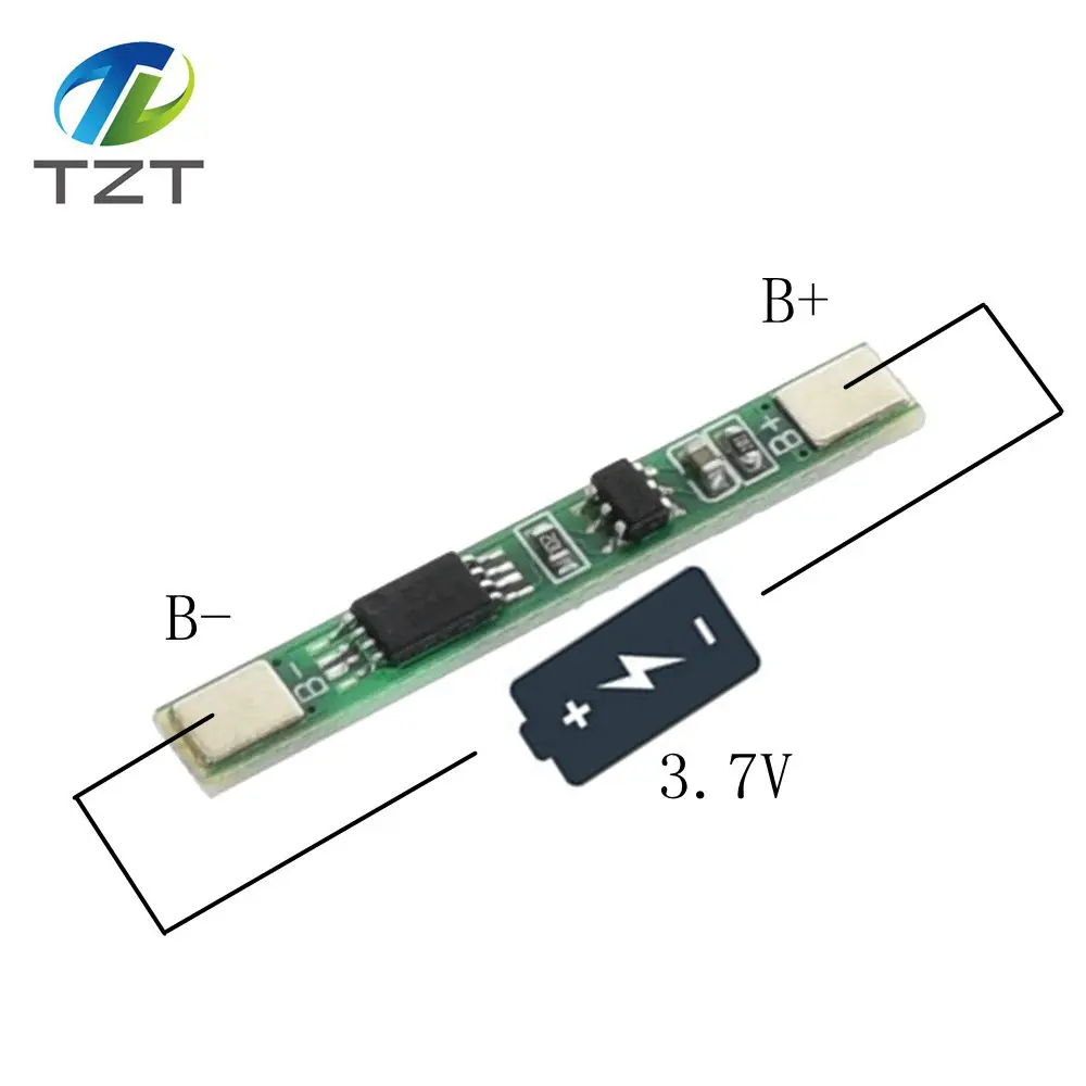 TZT 5 шт./лот 1S 3,7 V 3A литий-ионный BMS PCM плата защиты батареи pcm для 18650 литий-ионный аккумулятор