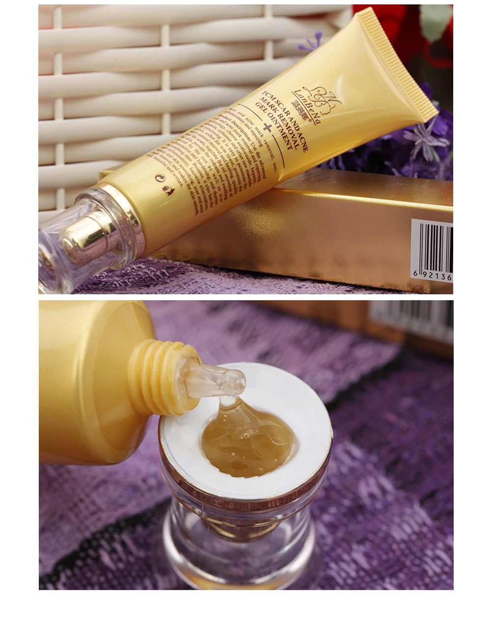 30g Ginseng Acne Scar Removal Cream Skin Repair Treatment Cream Against Scar Acne Mark Face Care Whitening Cream TSLM2