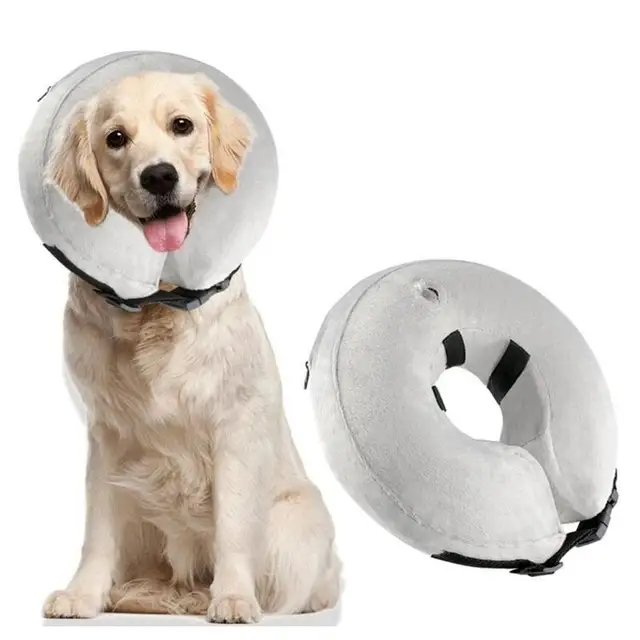 Misterolina Inflatable Pets Dog Collar Recovery Wound Healing Protective Medical Collar Anti-Bite Pet Supplies Accessories