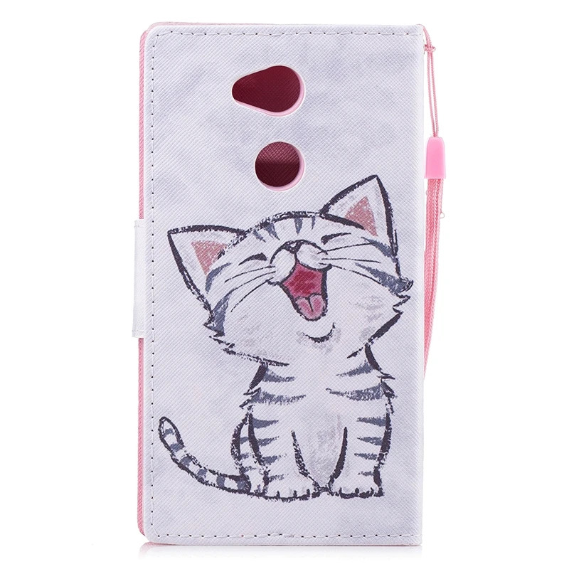 Кошелек кожаный чехол для Coque Sony Xperia L2 силиконовый флип кейс Funda Experia L 2 5 &quotSoni Hoesje