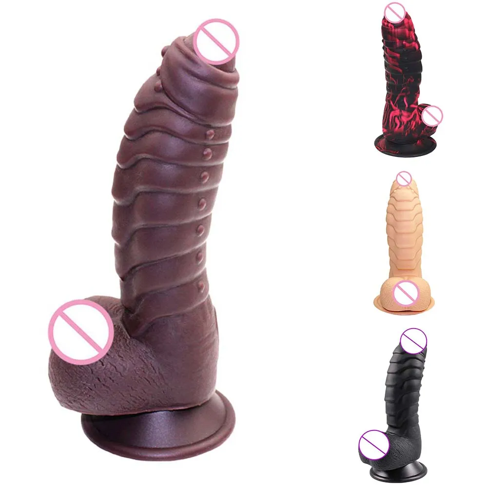 Kopen Dinosaurus Weegschalen Dildo G spot Stimuate Siliconen Orgasme Massage met Zuignap Consolador Para Mujer Erotische Dildo Realistische Speelgoed