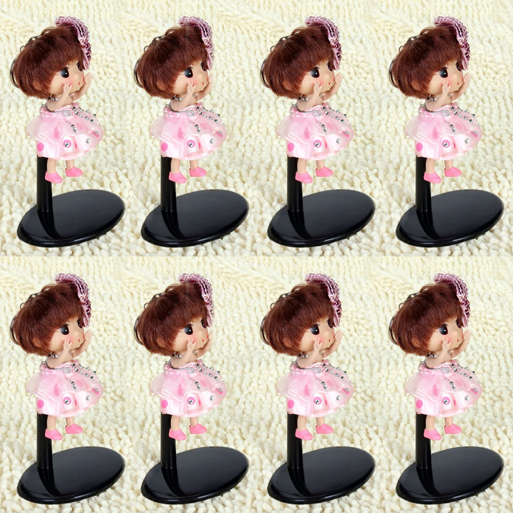8pcs 1/6 Action Figure Doll Bear Stand Adjustable Display Holder for Teddy 12inch Doll 10-13cm