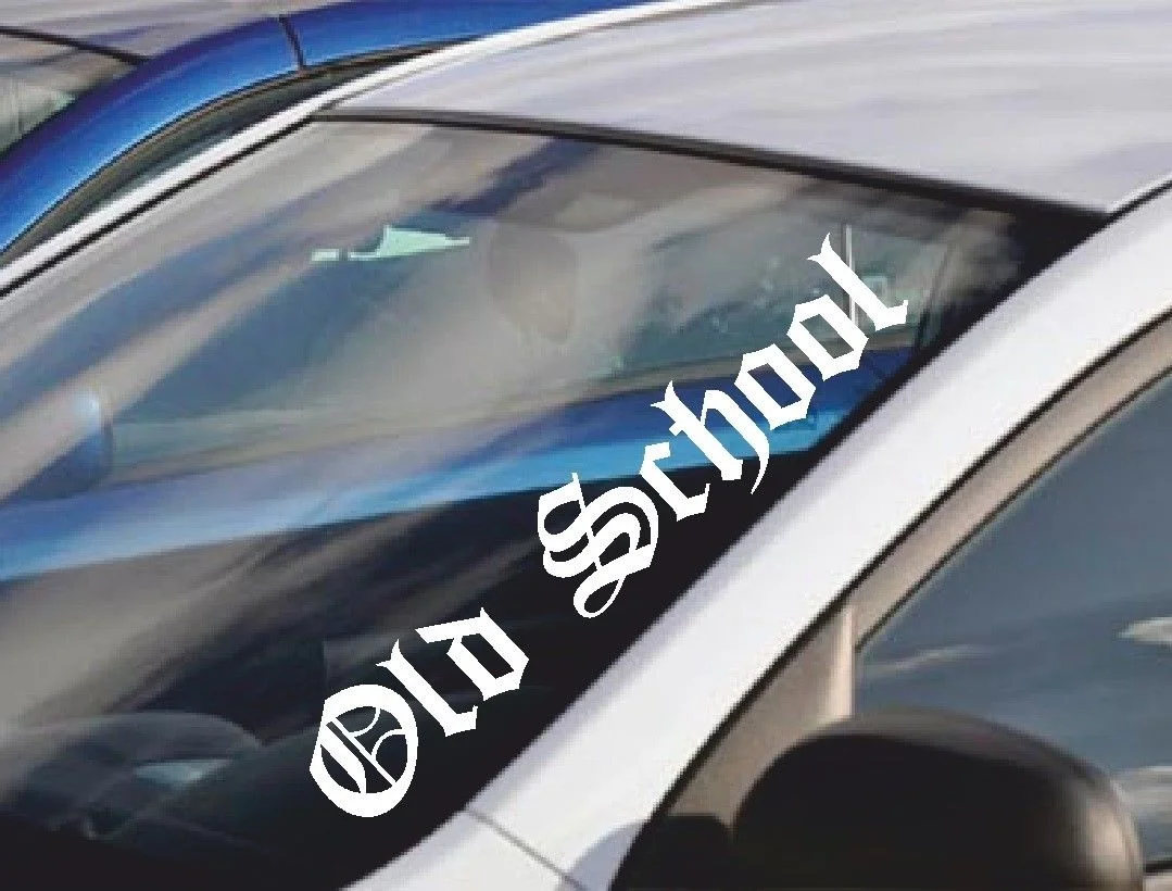 Для VECCHIA SCUOLA 55 см x 10 PARABREZZA AUTO ADESIVO 11 цветов Ретро VW CLASSICO|Наклейки на автомобиль| |