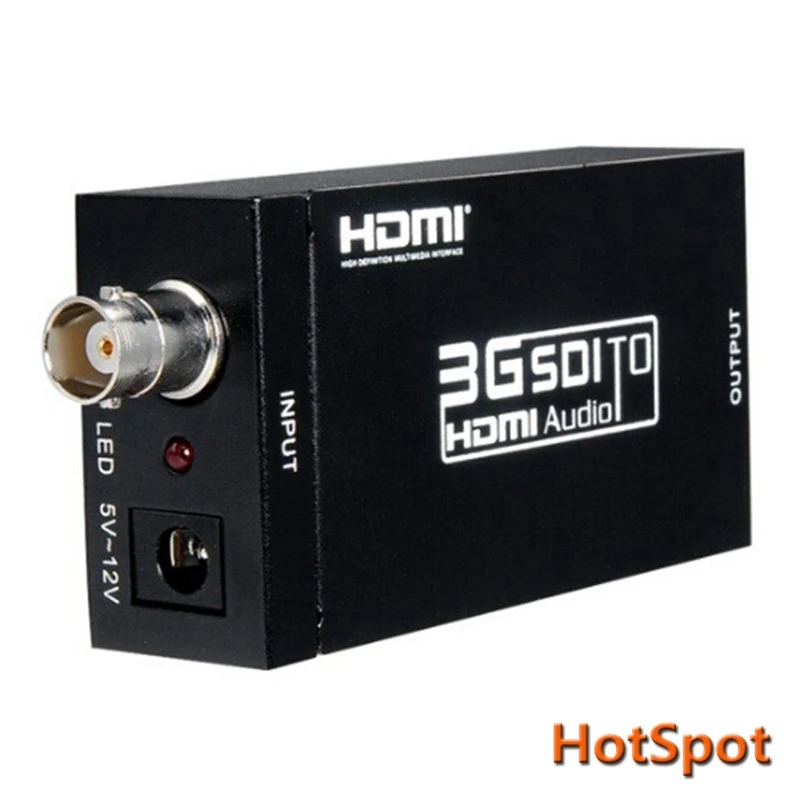 1 шт. Mini 3 г 1080 P SDI в HDMI конвертер SD-SDI HD-SDI 3G-SDI HD к видео питания адаптер | Электроника
