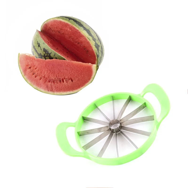 

Watermelon Slicer Gadget Melon Cutter Kitchen Pratical Tools Accessories Fruit Cutter Large Cantaloupe Knife Divider
