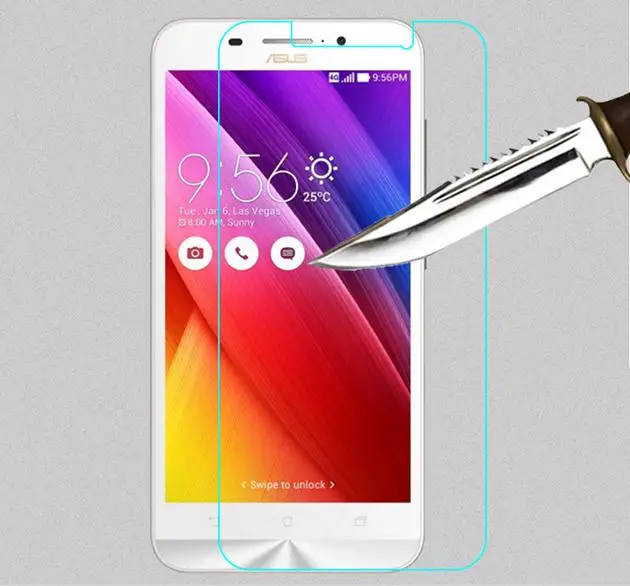 Для Asus Zenfone Selfie ZD551KL 9 H Жесткий Противоударный Нано покрытием Безопасности