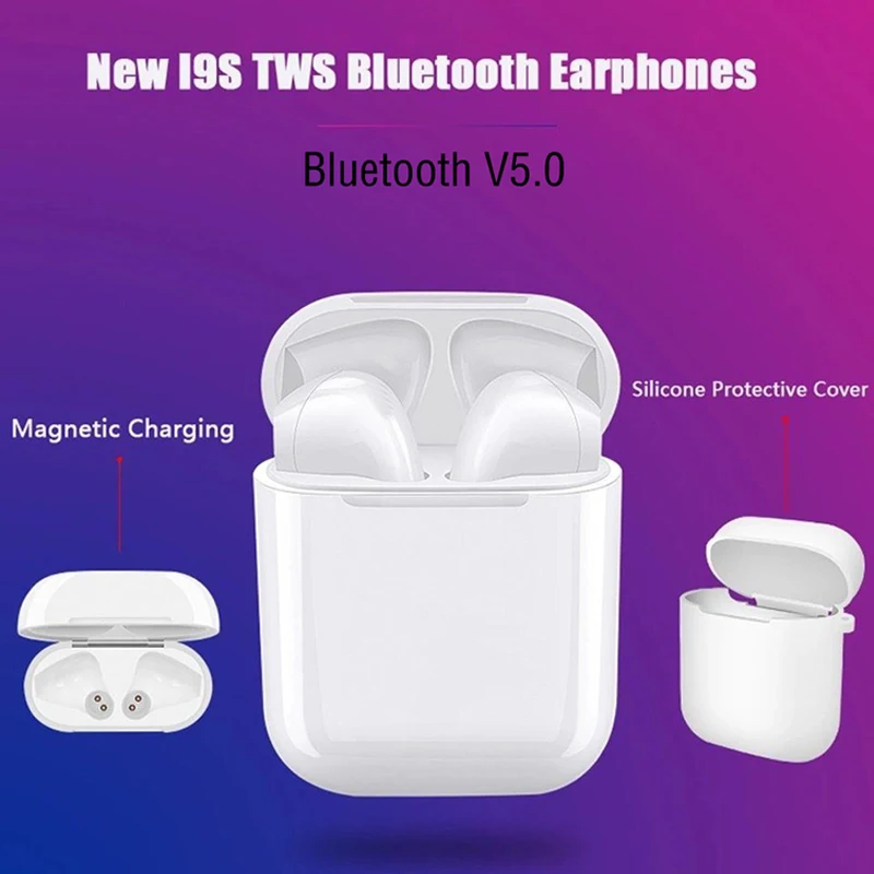 

Handsfree Bluetooth V5.0 Wireless Headphones I9stws Bluetooth Car Kit Earphones Binaural Call Headset Auriculares Bluetooth